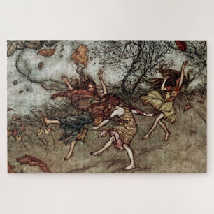 “Herfstfeeën” door Arthur Rackham Legpuzzel