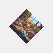 Herfstfeest: een Thanksgiving Servet (Hoek)