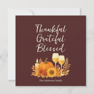 Herfstfeest - Elegante gouden Thanksgiving