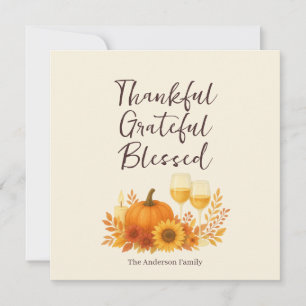 Herfstfeest - Elegante gouden Thanksgiving