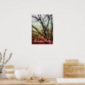 herfstfeest : spookboom poster (Keuken)