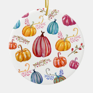 Herfstfeesten Rustiek Pompoenen Ornament