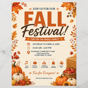 Herfstfestival Flyer