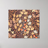 Herfstflora:  naadloos patroon canvas afdruk (Voorkant)