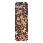 Herfstflora:  naadloos patroon thermosbeker (Achterkant)