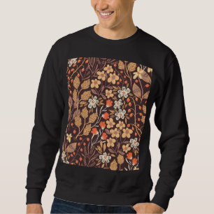 Herfstflora: naadloos patroon trui