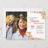 Herfstfotografie Mini sessie Sjabloon (Voorkant)