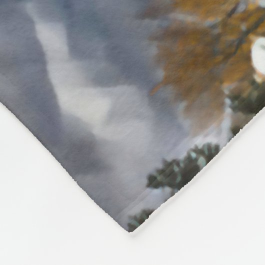 Herfstgebladerte in het park fleece deken (Hoek)