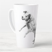 Herfsthemel, Vliegende Geest Latte Mok (Linkerhoek)