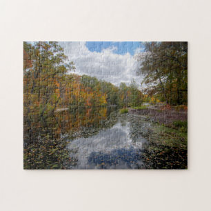 Herfstherfstbomen Legpuzzel