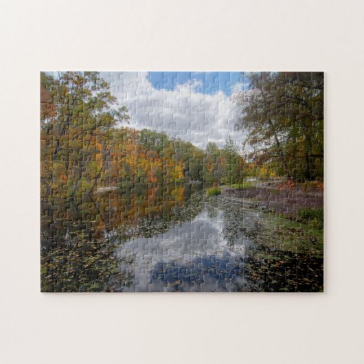 Herfstherfstbomen Legpuzzel (Horizontaal)