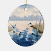 Herfstherfstorde Keramisch Ornament (Links)