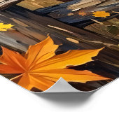 Herfstironie: Bigfoot's Woodland Observation Poster (Hoek)