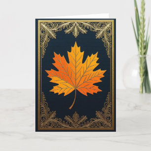 Herfstkaart, Gelukkige Herfstkaart, Autumn Kaart,  Feestdagen Kaart