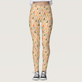 Herfstkabouters in het bospatroon leggings (Voorkant)