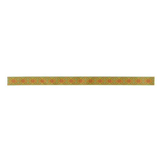 Herfstkleuren Abstract geometrisch ontwerp Lint (Voorkant)