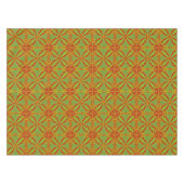Herfstkleuren Abstract geometrisch ontwerp Tafelkleed (Voorkant (Horizontaal))