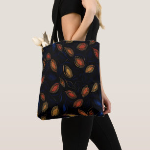 Herfstkleuren Abstract Patroon Draagtas