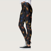 Herfstkleuren Abstract patroon Leggings (Links)