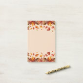 Herfstkleuren Bladeren Notities Post-it® Notes (Op bureau)