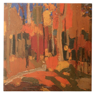 Herfstkleuren door Tom Thomson Tegeltje