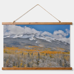 Herfstkleuren Espen &    Rocky Mountains, Colorado Hangend Wandkleed