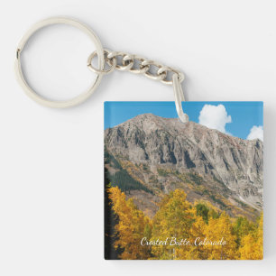 Herfstkleuren in Crested Butte, Colorado Sleutelhanger