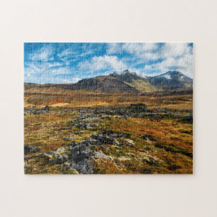 Herfstkleuren in het landschap legpuzzel