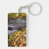 Herfstkleuren langs McGee Creek Sleutelhanger (achterkant)