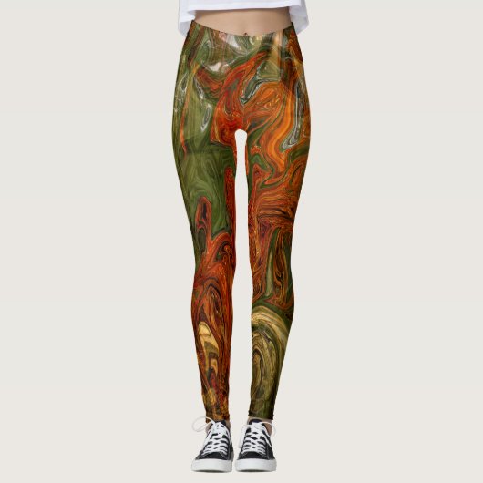 Herfstkleuren... Leggings (Voorkant)