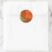 Herfstkleuren Sticker (Tas)