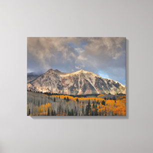 Herfstkleuren van Espen, Keebler Pass Canvas Afdruk