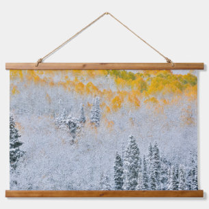 Herfstkleuren van Espen Rocky Mountains, Colorad Hangend Wandkleed
