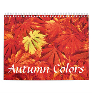 Herfstkleurenkalender Kalender