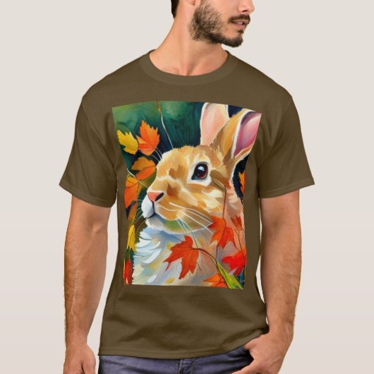 herfstkonijn t-shirt (Voorkant)