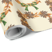 Herfstkrans cadeaupapier (Rol Hoek)