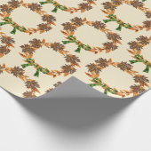 Herfstkrans cadeaupapier (Hoek)