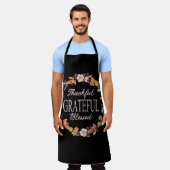 Herfstkrans dankbaar gezegend schort (Gedragen)