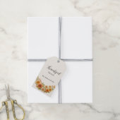 Herfstkrans – Herfst Bloemen Thanksgiving Cadeaulabel (Met Touw)