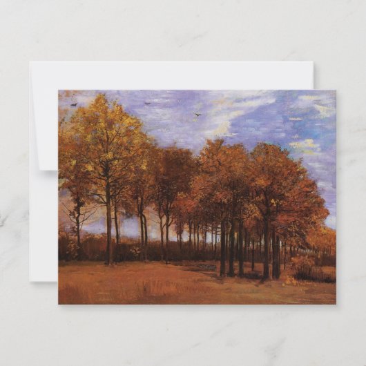 Herfstlandschap door Vincent van Gogh (Voorkant)