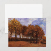 Herfstlandschap door Vincent van Gogh (Voorkant / Achterkant)