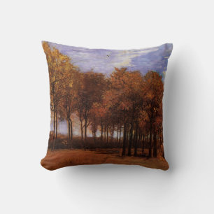 Herfstlandschap door Vincent van Gogh Kussen