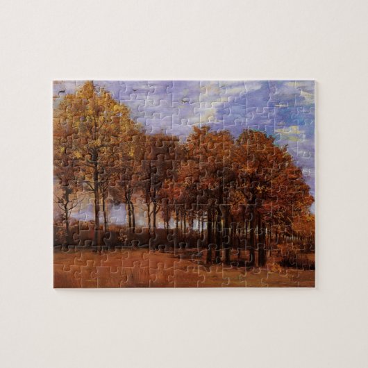Herfstlandschap door Vincent van Gogh Legpuzzel (Horizontaal)