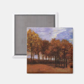 Herfstlandschap door Vincent van Gogh Magneet (Voorkant / Achterkant)