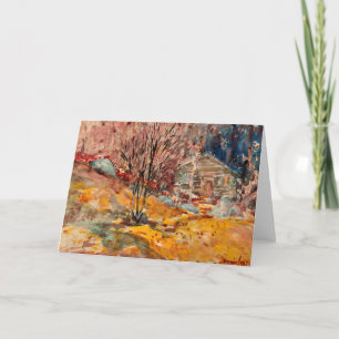 Herfstlandschap   George Luks Kaart