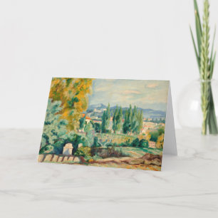 Herfstlandschap, Saint-Tropez   Henri Manguin Kaart