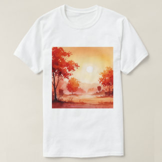 Herfstlandschap T-shirt