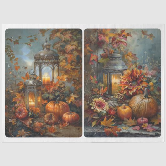 herfstlantaarns tissuepapier (Voorkant)