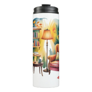 Herfstleesstoel Bouteilles —Boekenhoek Thermosbeker