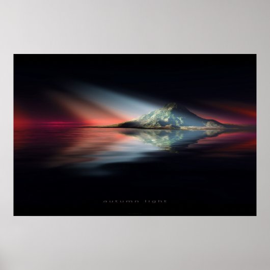 herfstlicht poster (Voorkant)